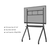 Simple Design Wholesale TV Cart TV Trolley Mobile Stand with Wheels Moving Mount for Interactive Touch Screen Trolley Rack