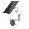 5W Solar Panel 4MP WiFi Solar CCTV PTZ Camera Outdoor Icsee 2K Wireless Solar Security WiFi Battery Power Network Camera