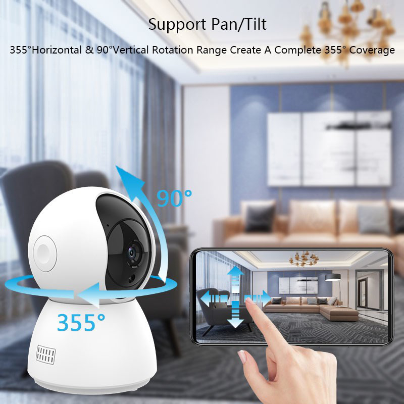 2MP Smart IP WiFi PTZ Camera for Indoor Security with Human Detection and Automatic Trackin