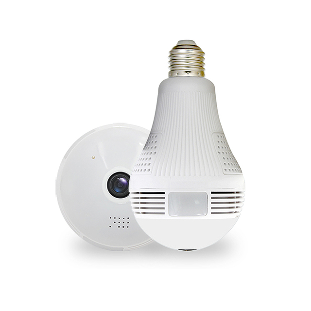 1080P 2MP HD 360 Degree Panoramic IP WiFi Camera Light Bulb Cam Lamp Security Network Camera Indoor Security Lights