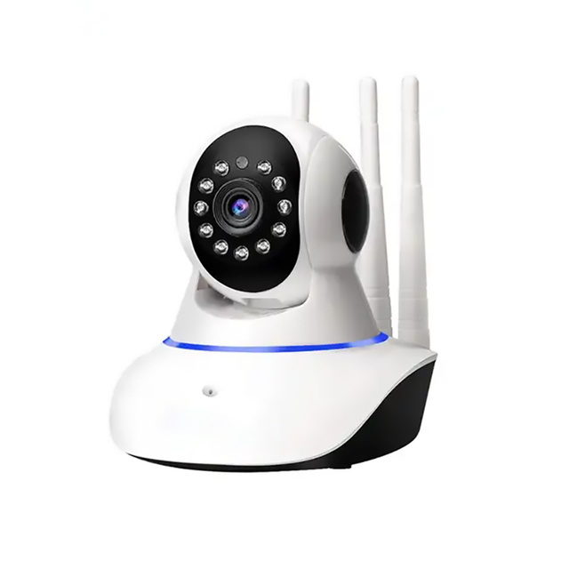 V380 PRO WiFi Camera Three Antennas 2 Way Audio and Night Vision Motion Detection Security Camera Wireless Monitor